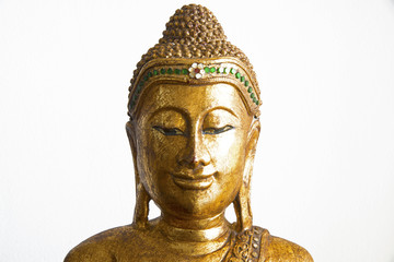 Sculpture of Buddha head