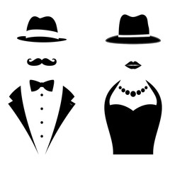 Gentleman and Lady Symbols