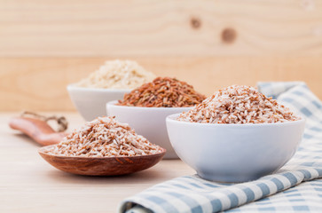 Whole grain Traditional Thai rice best rice for healthy .