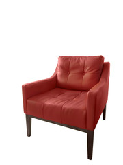 Red armchair