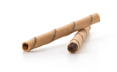 wafer stick on white background
