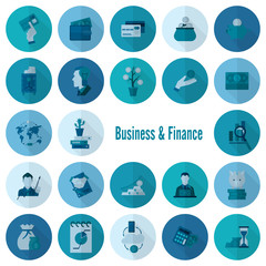 Business and Finance Icon Set