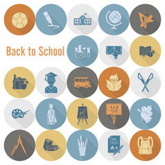 School and Education Icons