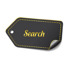 Search golden Vector Icon Design