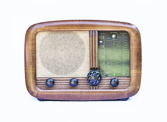 Antique radio receiver