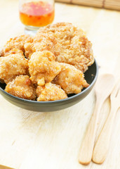 Deep fried shrimp balls