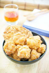 Deep fried shrimp balls