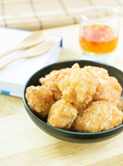 Deep fried shrimp balls