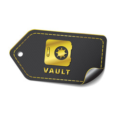 Vault golden Vector Icon Design