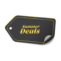 Summer Deals golden Vector Icon Design