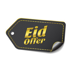 Eid Offer golden Vector Icon Design