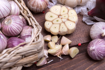 fresh spices on a desk