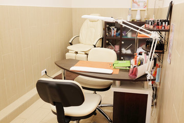 interior of a beauty salon