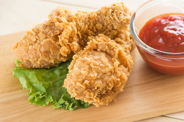 fried crispy chicken