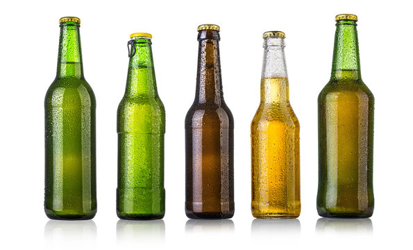 set of Beer bottles