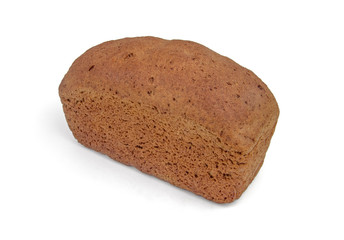 Loaf of bread isolated on white