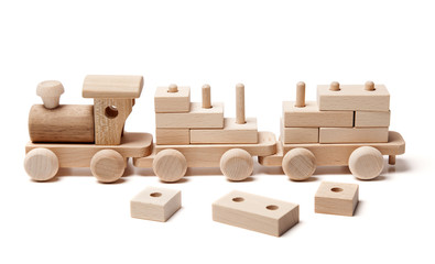 Wooden train