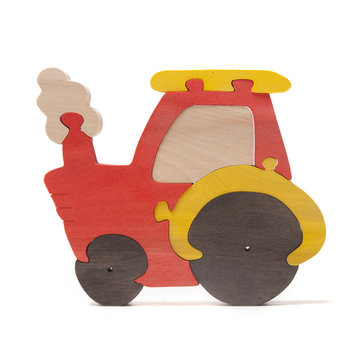 Wooden tactor puzzle