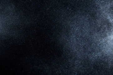 abstract white powder explosion