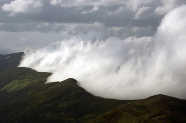 Chornogora ridge of Carpathian mountain, Ukraine.
