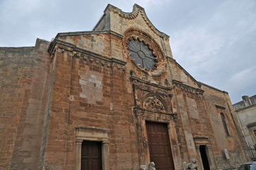 Fototapeta na wymiar Manduria, la cattedrale - Puglia