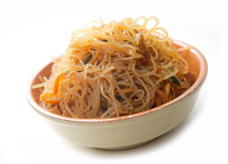 Spaghetti di soia alle verdure