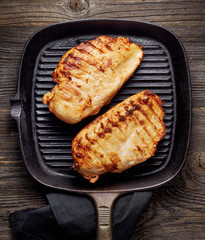 Grilled chicken fillet
