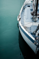 coque bateau mer bleu