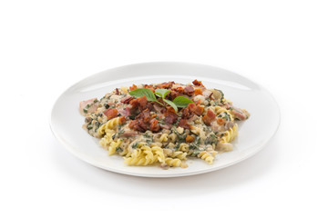 penne pasta with cream sauce
