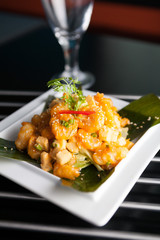 Crispy Thai Shrimp Dish