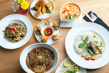 Thai Food Plates