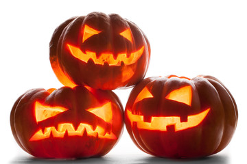 Halloween Pumpkin isolated on white background