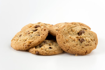 milk chocolate toffee almond cookies