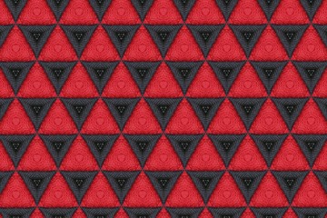 Красно-чёрный орнамент. 2
