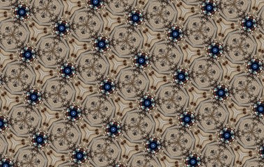 Коричневые и синии узоры. 2.5
