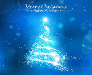 bright christmas tree