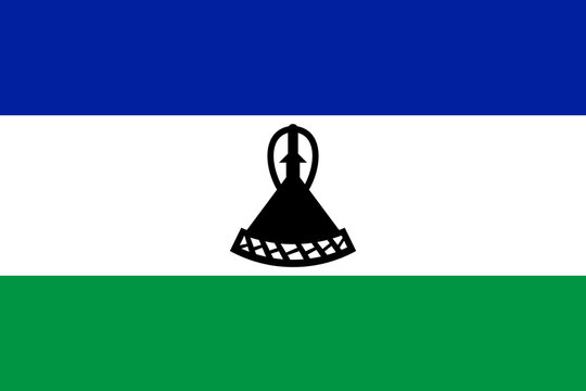 Flag Of Lesotho