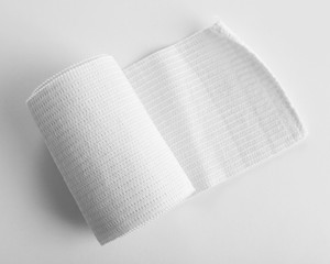 Medical bandage roll isolated