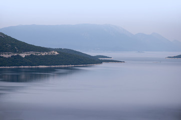 The Coastline of Croatia in the editerranean Sea