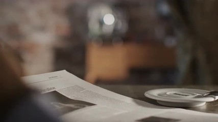 Man Reading Newspaper and Drink Coffee at Home. - Powered by Adobe