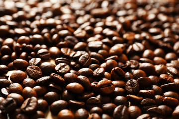 Coffee beans background