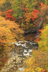 松川渓谷　八幡平の紅葉