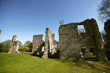 Ancient roman ruins of St Albans