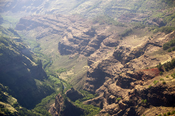 Waimea Canyon Aerial, Kauai, Hawaii-2