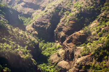 Waimea Canyon Aerial, Kauai, Hawaii-1