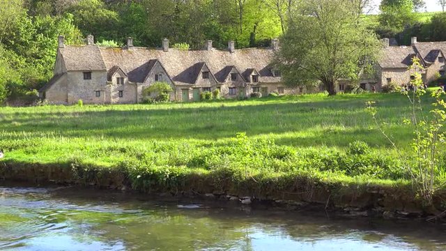 The beautiful and well preserved old English town of Bilbury.