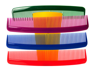 Bright, color hairbrushes