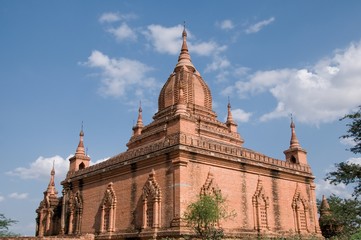 Fototapeta na wymiar Ancient Temples in Bagan, Myanmar