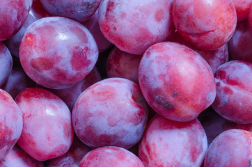 Plums background