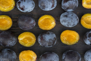 fresh plums